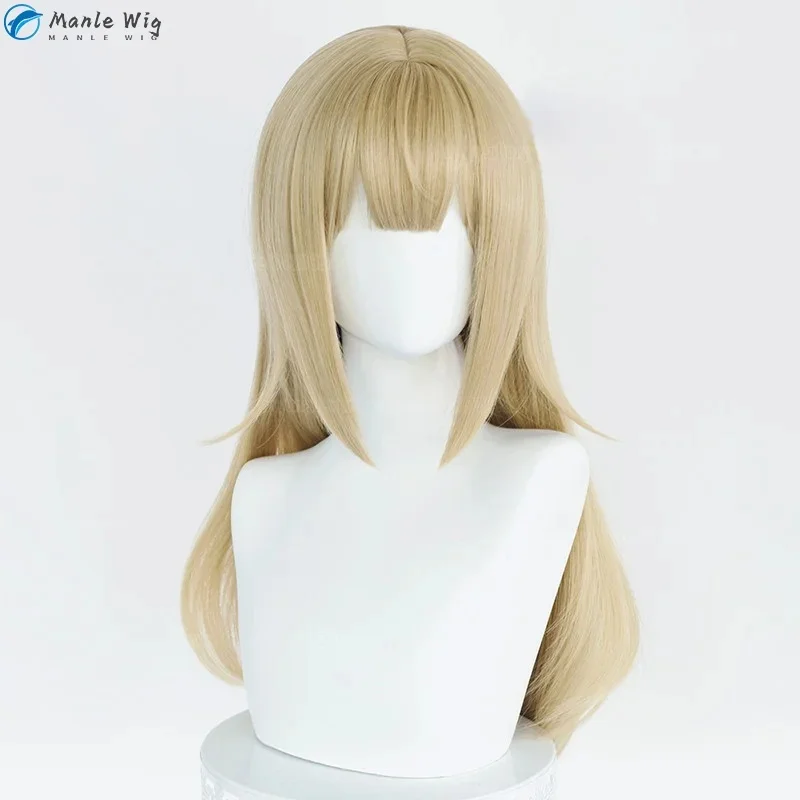 3,v;5'h\8/ Cosplay 40Hara Kinako Cat Pet Kitty OSAKANA Wig 65cm Yellow Heat Resistant Synthetic Hair Cute Ea7;j'9.g\2/ - view 3