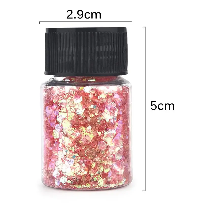 Luminous Nail Glitter Sequin Hexagon Shiny Gillter Sequin Fluorescent Flake Glow In The Nail Art Manicure Deco Silicone Mold