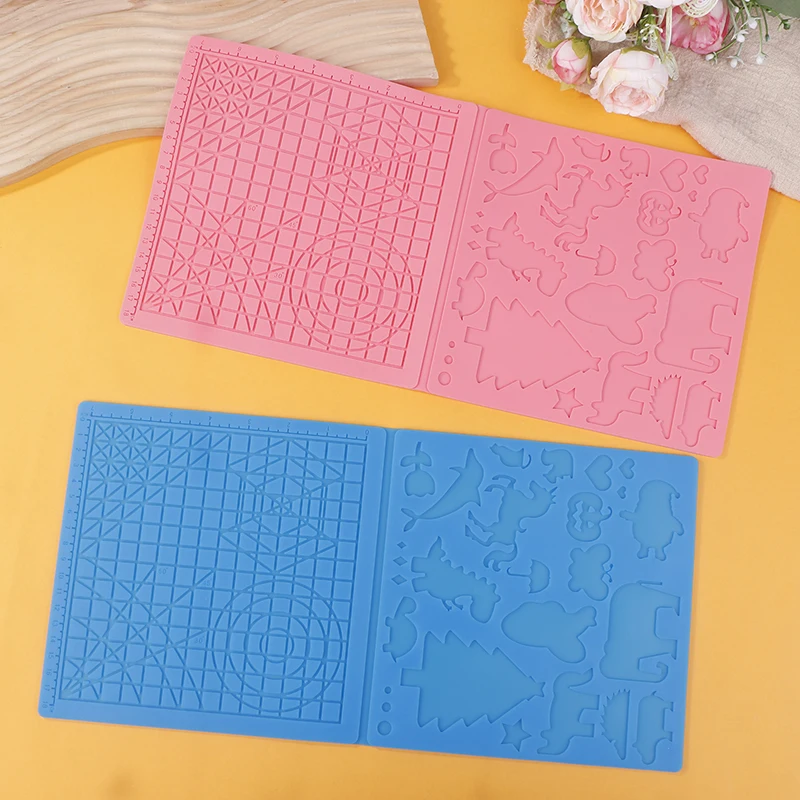 Tappetino in silicone per penna da stampa 3D Tappetino per modello di disegno creativo fai-da-te con strumenti artistici per manica da dito resistente al calore Regalo di Natale per bambini