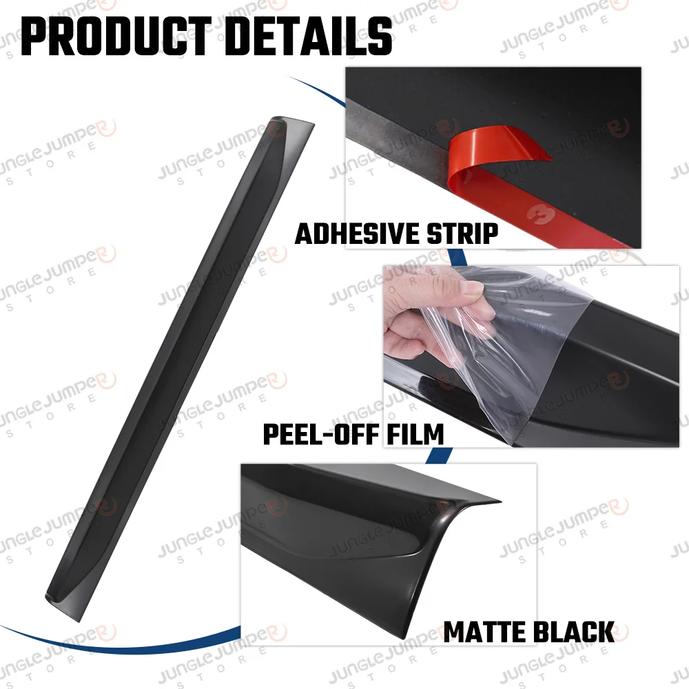 Rear Spoiler Cover for Ford Ranger 2012-2022 Wildtrak XLT XLS Raptor T6 T7 T8 Tailgate Cover Protector Car Accessories