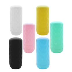 6 Pcs Leak-proof Bottle Cover Elastic Sleeves for Travel Bottles Container Proofing Covers Lotion Silicone Elasticity