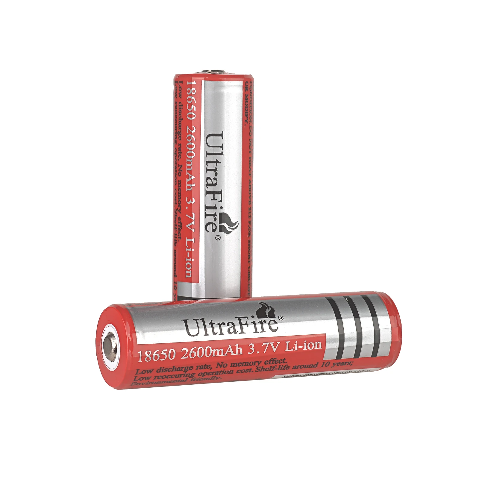 UltraFire 18650 2600mAh Batteria Ricaricabile Capacità Reale Batterie 3.7V Li-Ion per Torcia Elettrica Torcia Batteria Giocattolo + Caricatore DX-5