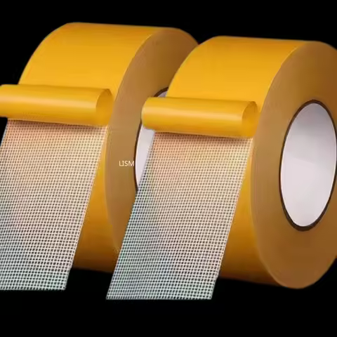 5/10/20m Strong Fixation Double Sided Tape Heavy Duty Translucent Mesh Waterproof Traceless Powerful Grid Carpet Adhesive Tapes