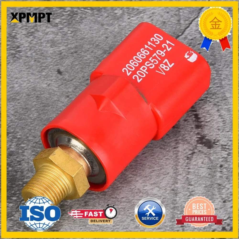 Distribution Valve Pressure Switch Hydraulic Sensor Accurate Sensitive Sturdy Replacement Komatsu Excavator PC200-7 Red Glomora