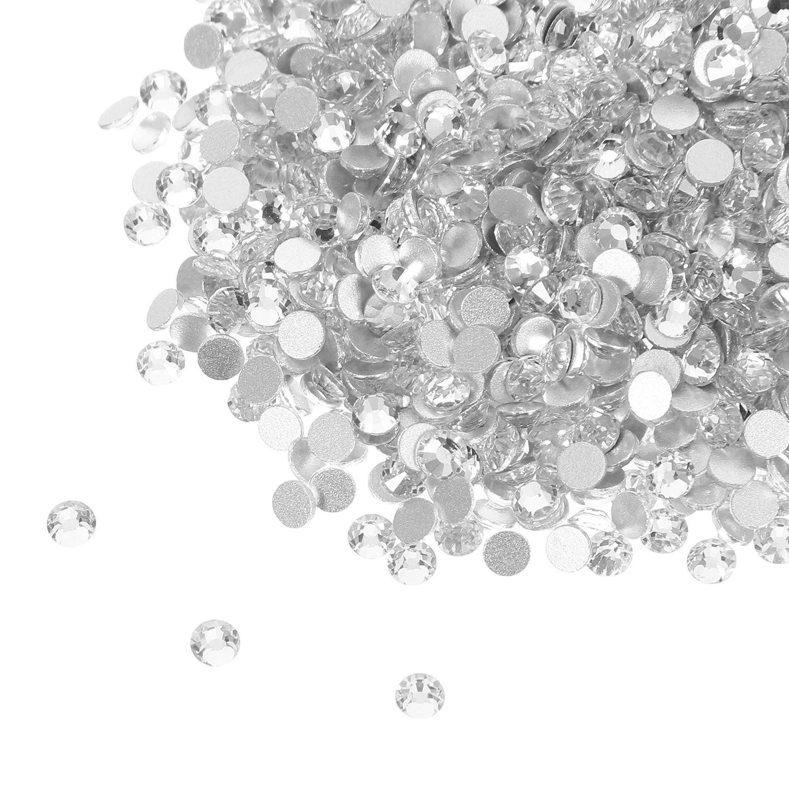 

1440 Pcs Crystal Rhinestone Gems for Shoes Decoration Clothing White Glass Diy Rhinestones Crafts