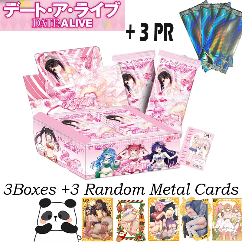 New Goddess Cards Date A Live 2 YUAN Pack Hobby Anime Collection Doujin Booster Box Girl Party Doujin Booster Box Toy Gifts