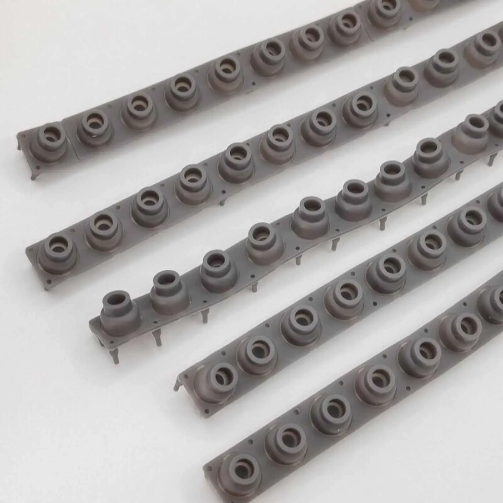 5x Key Contact Conductive Rubber Silicone Buttons Contact Keypad Buttons for -2000