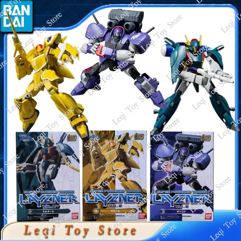 Bandai Original In Stock SMP SUPER POWERED TRACER SPT LAYZNER VOL.2 Anime Action Figures Toys Gift Assembly Model Ornaments