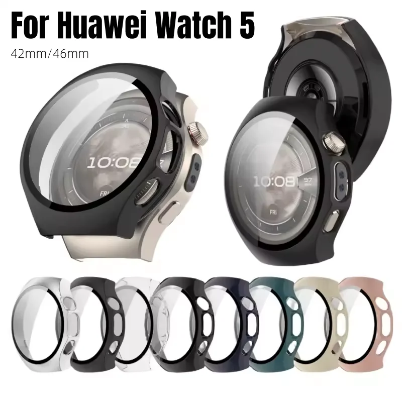 

Корпус для часов Huawei Watch 5, 42/46 мм, с защитной пленкой для экрана, мягкое и прочное украшение из ТПУ с полным покрытием для Huawei Watch 5,