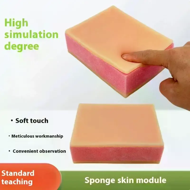 

Injection Training Pad Surgical Suture Surgical Puncture Training Silicone Skin Model For Surgery Simulation Injection Practice
