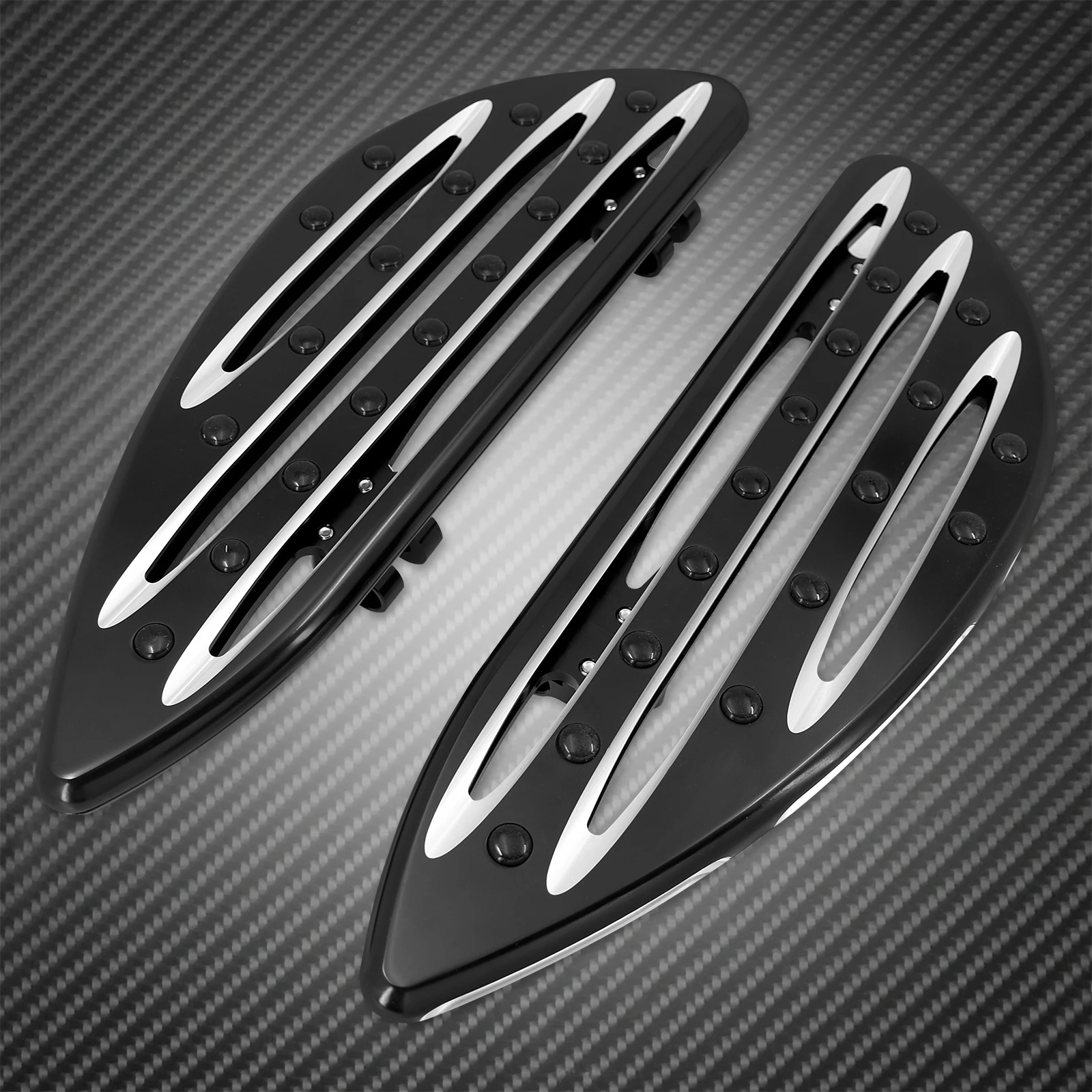 Motorcycle Front Driver Floorboard Footrest Rear Passenger Footpegs Pedal For Harley Softail Sportster XL883 Touring Road Glide