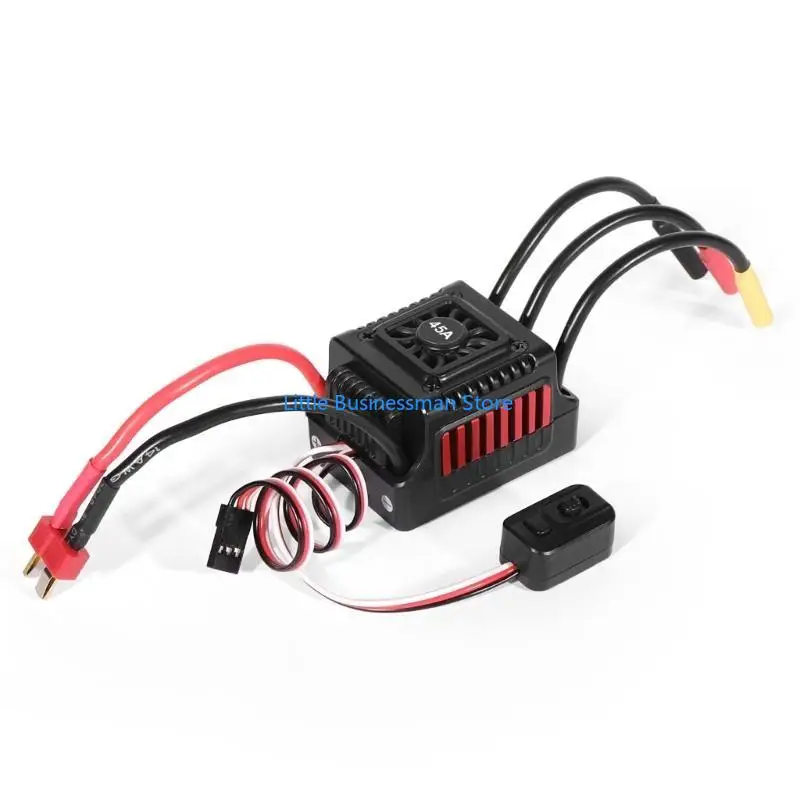 Immagine 4: ESC brushless sensorless WSDT 45A con opzione connettori XT60/T per veicoli da esterno e UAV, impermeabile M76A