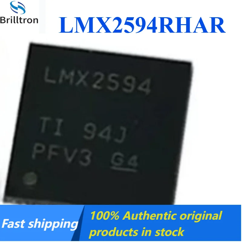 1-5pcs-100-new-lmx2594rhar-lmx2594-wideband-rf-synthesizer-chip-icqfn-40-brand-new-original-in-stock-fast-shipping
