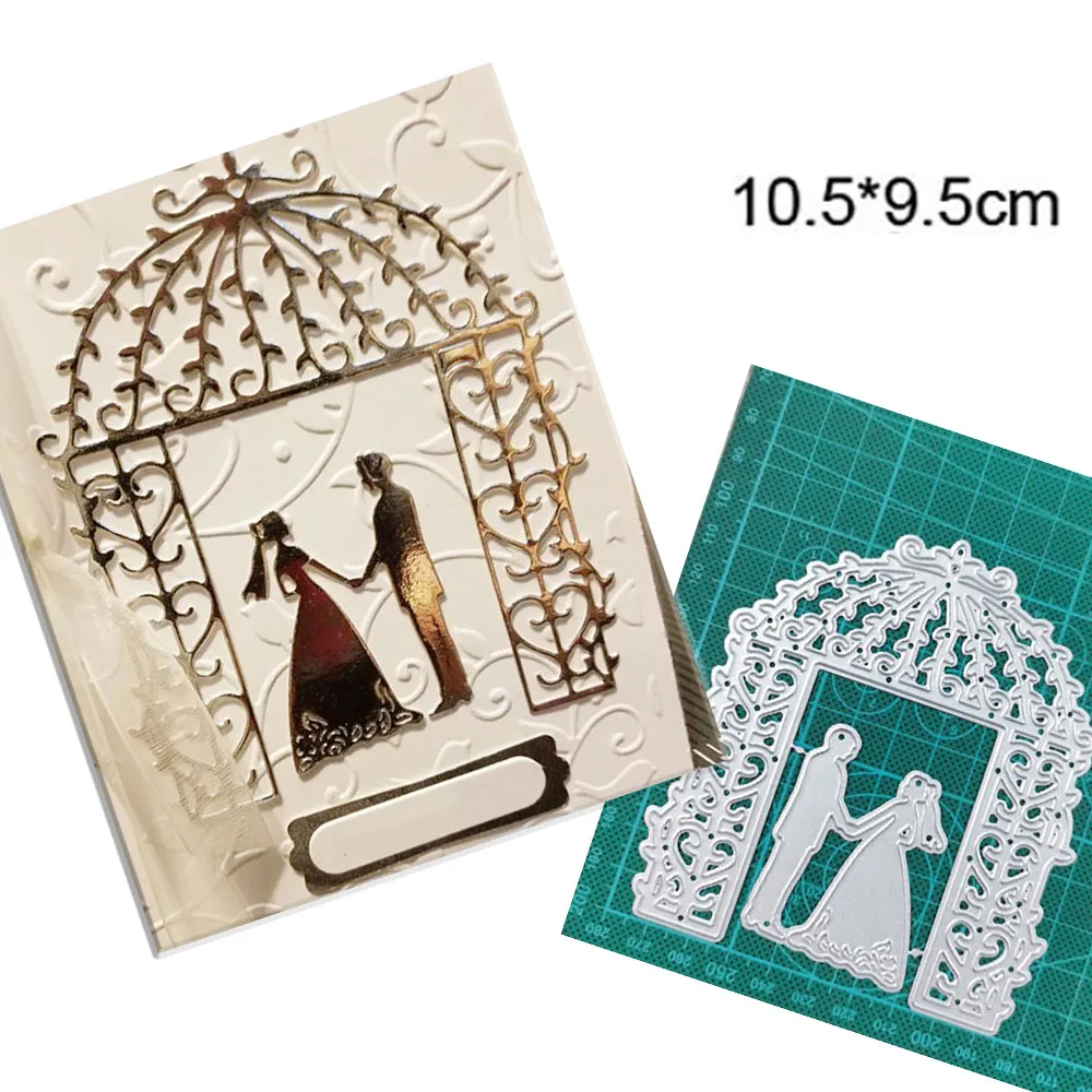 

Wedding Newlyweds Background 2022 New Arrivals Cutting Die Scrapbooking Decoration Embossed Album Card Making DIY Handicrafts