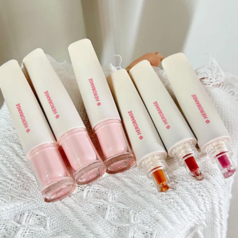 크리스탈 프로즌 미러 립글로스, 보습 및 투명 유리 립글로스, 워터리 앤 푸티 립스틱, 립스틱 화장품