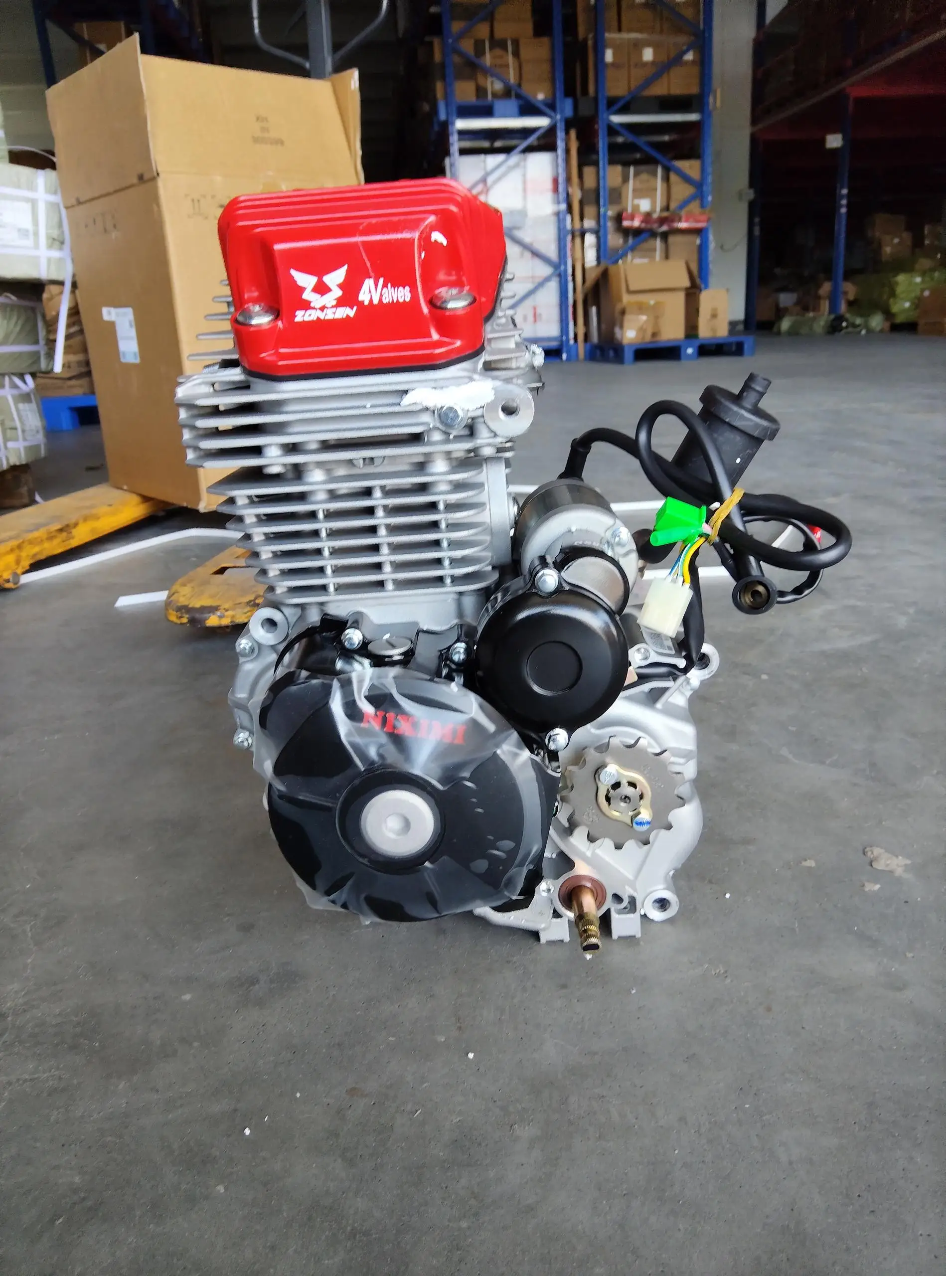 Zongshen CB300RL Motorcycle Engine Assembly New 4-Stroke 4 Valve Engine with CDI Ignition for Dirt Bikes
