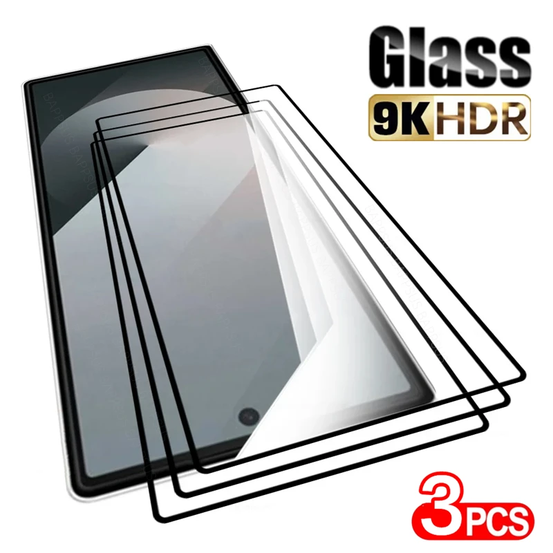 Fold6 Tempered Glass for Samsung Galaxy Z Fold 6 5 4 3 HD Screen Protector Outer Protective Film For Zfold6 ZFold5 ZFold4 ZFold3