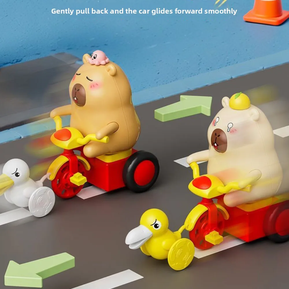 

Wind-up Capybara Pull-back Car Toy Cartoon Funny Capybara Clockwork Doll Toys Seagull Cute Capybara Figure Toy Kindergarten