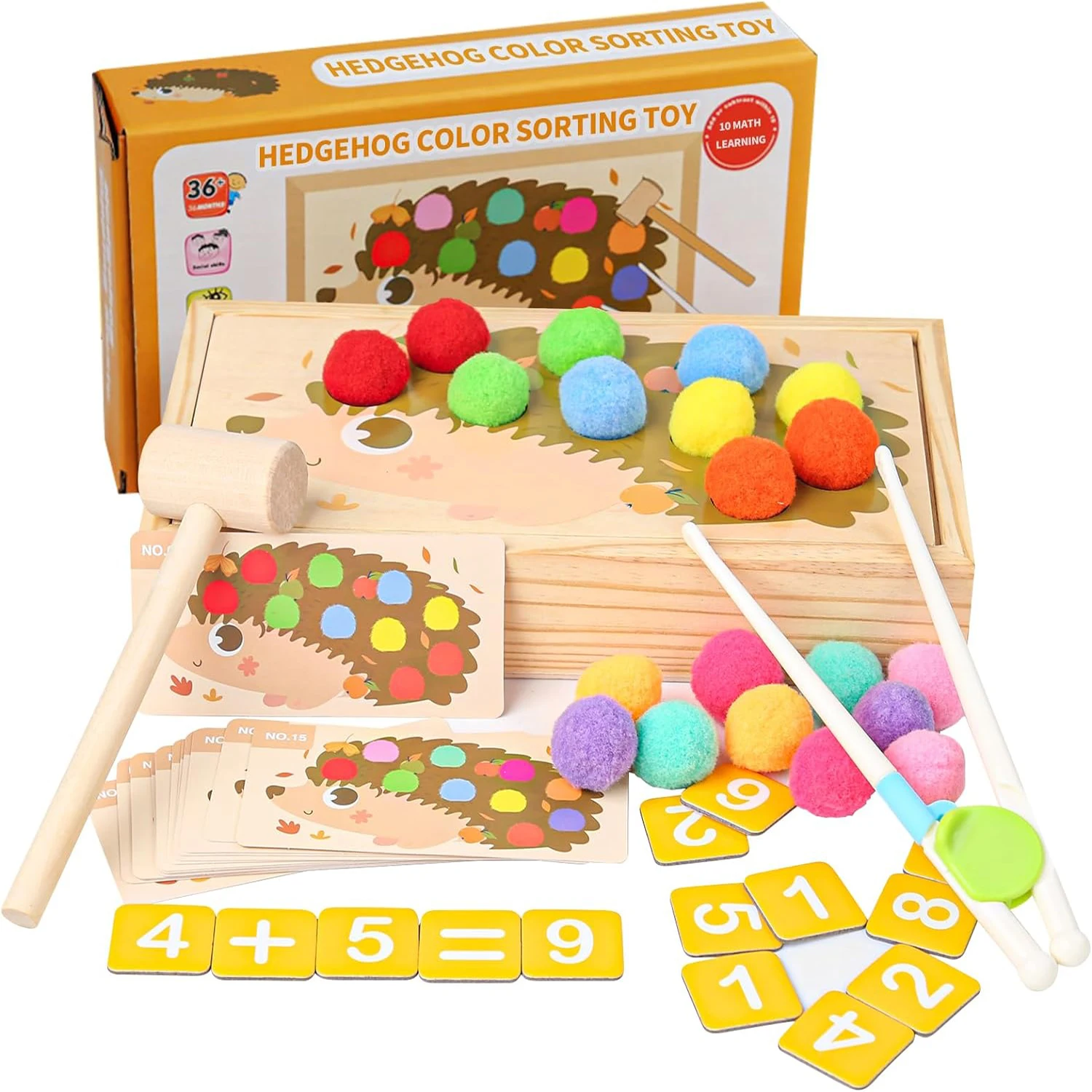 

Игрушки для сортировки цветов Монтессори, 1 шт.