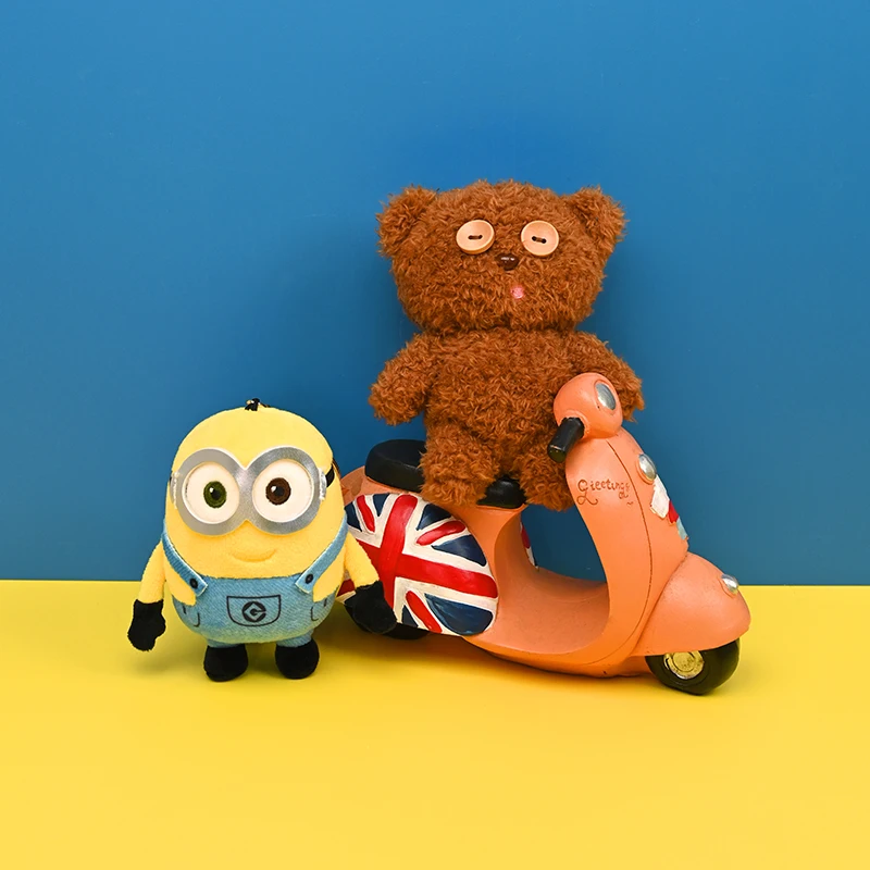 Potdemiel Echte Minion Tim Bear Pluche Pop Hanger Sleutelhanger Pop Dames Tas Hanger Kinder Verjaardagscadeau Kerstcadeau ﻿