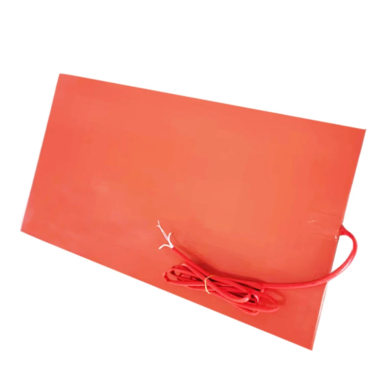 Flexible Heating Pad Silicone Rubber Heater for Electrical Heating, Customizable Sizes and Controllers