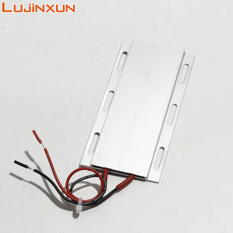 LUJINXUN 120x62x44 мм 12 В-220 В изоляция с постоянной температурой керамическая нагревательная пластина PTC нагревательный воздухонагреватель с 6 отверстиями 4x20 мм 1 шт.