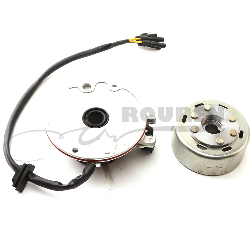 12V AC Ignition Magneto Stator Flywheel Kit With Light For YINXIANG YX 140cc 150cc 160cc KAYO BSE SDG SSR Pitsterpro Dirt Bike