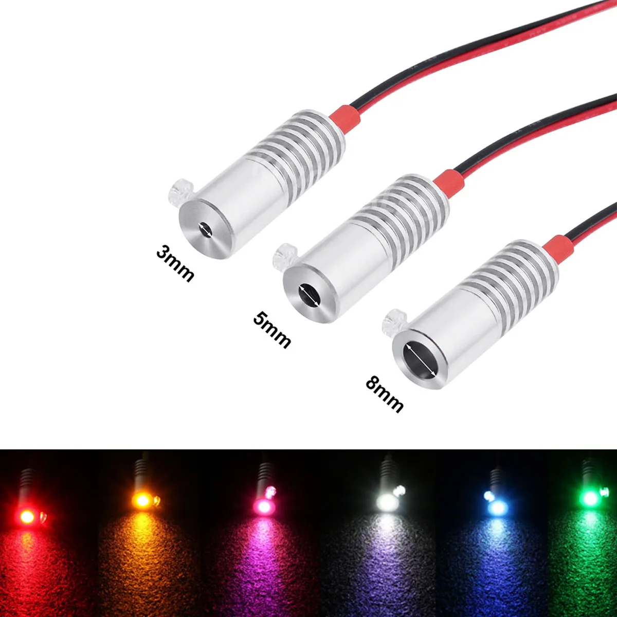 DC12V 1.5W Led Światłowodowe Źródło Światła LED Emitter Żarówka Zastosowanie do samochodu Dom Boczny Blask Mini Oświetlacz Dekoracja Lampy