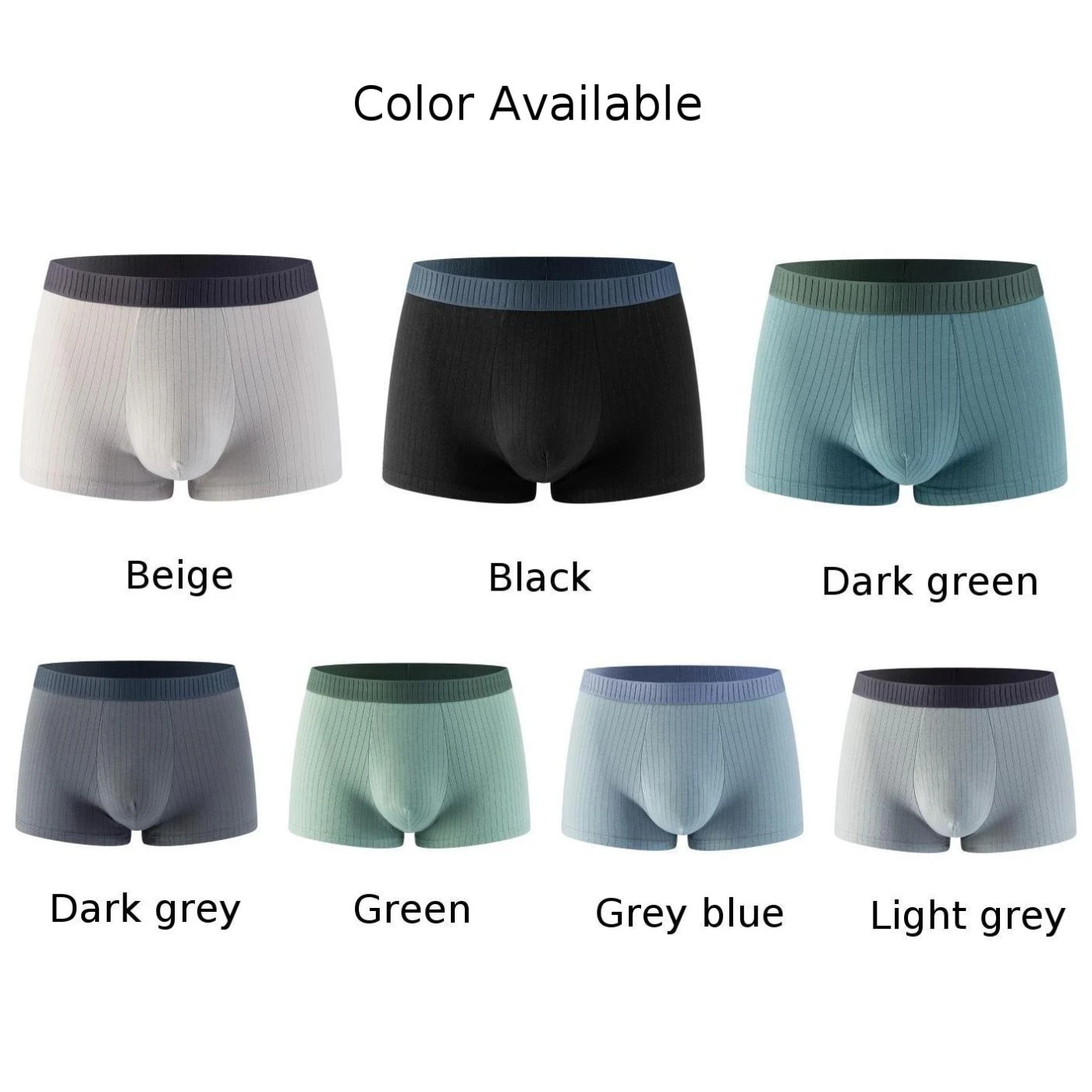 Sexy Men Trunks Cotton U Convex Pouch Briefs Breathable Shorts Underwear Panties Underpants Knickers boxer Homme