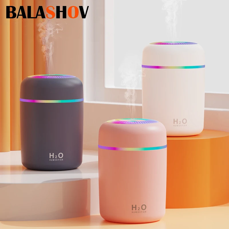 Air Humidifier Portable Mini USB Aroma Diffuser With Cool Mist For Bedroom for Home Car Plants Purifier Humificador 300ml H2O