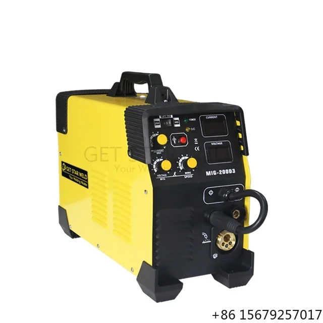 Get Star Weld MAG TIG FLUX MMA Inverter Welder 200amp Combo Mig Welding Machine 5 in 1 Gas Inverter Welder