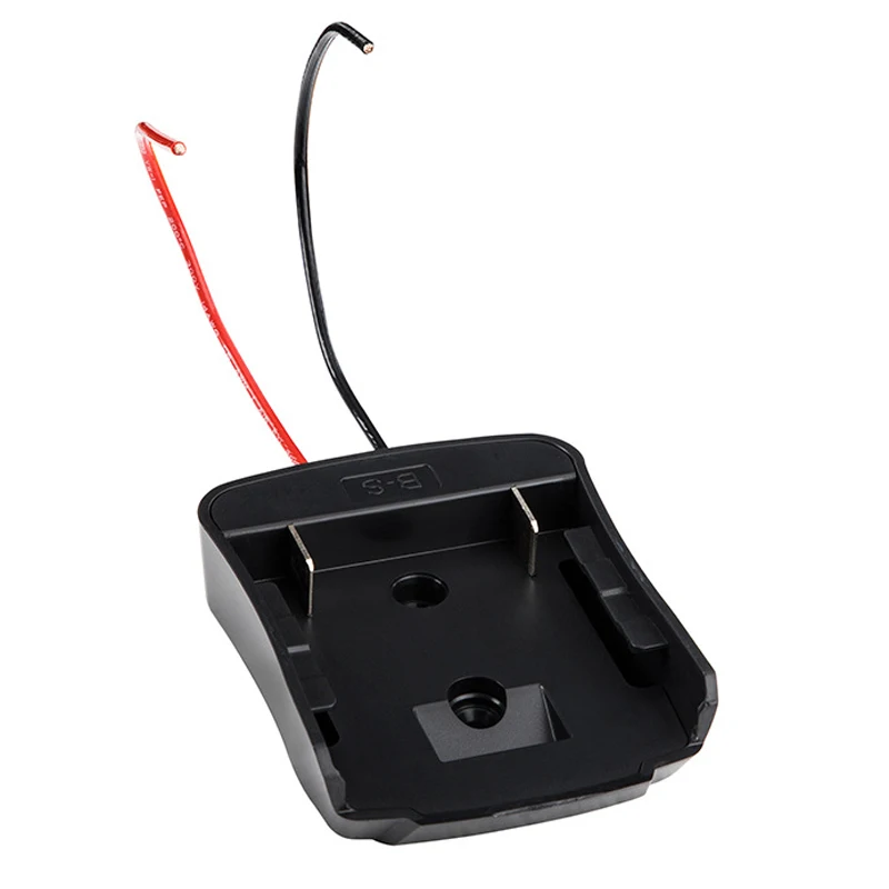 Adaptador de ruedas de alimentación para Bosch 18V batería de litio BAT609 BAT618G adaptador de batería Dock conector de alimentación para