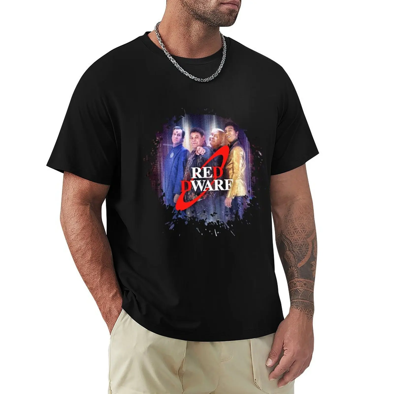 Red Dwarf - Crew T-Shirt summer tops custom t shirt oversized t shirts for men