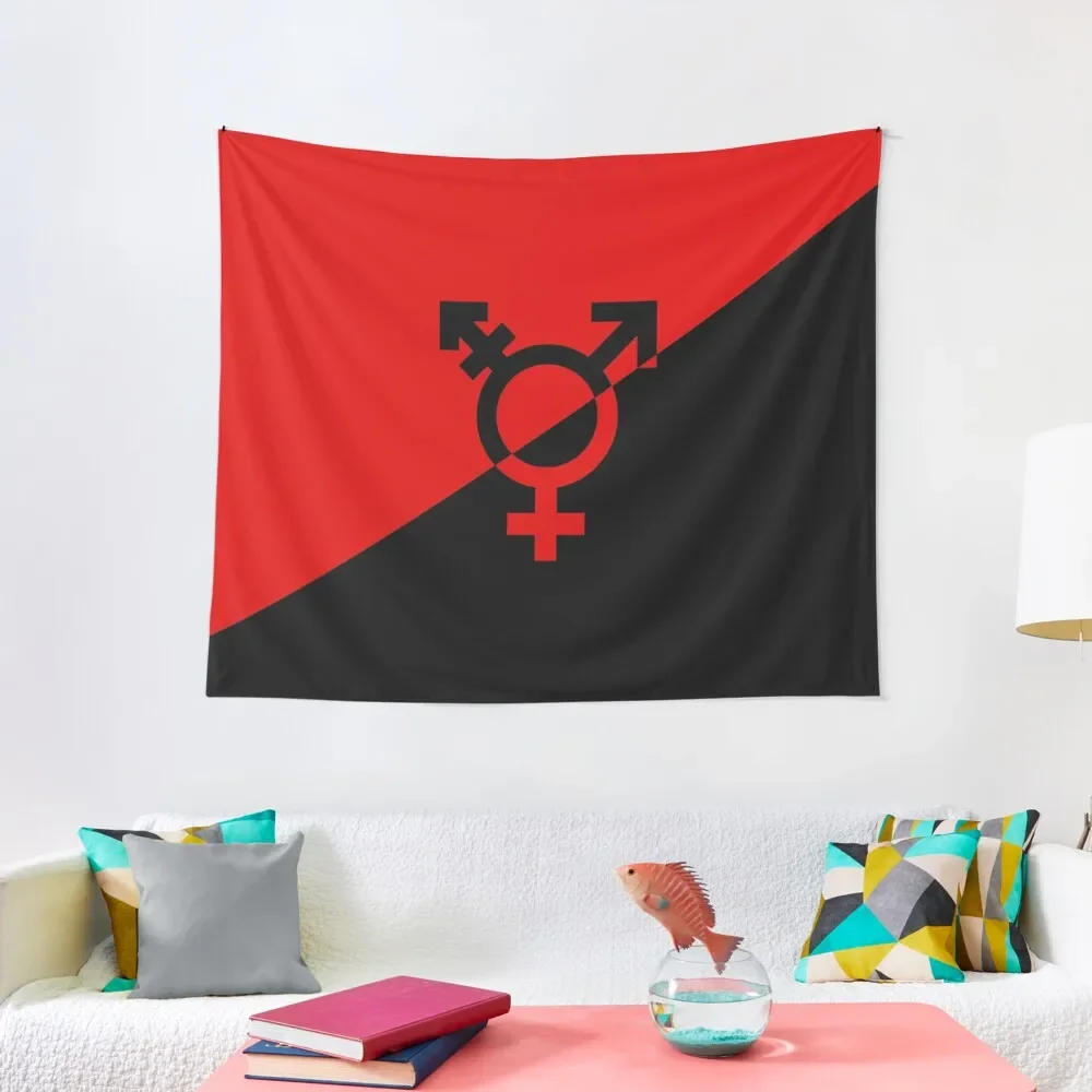 

Anarcho Trans Tapestry Custom Decor For Bedroom Carpet Wall Tapestry