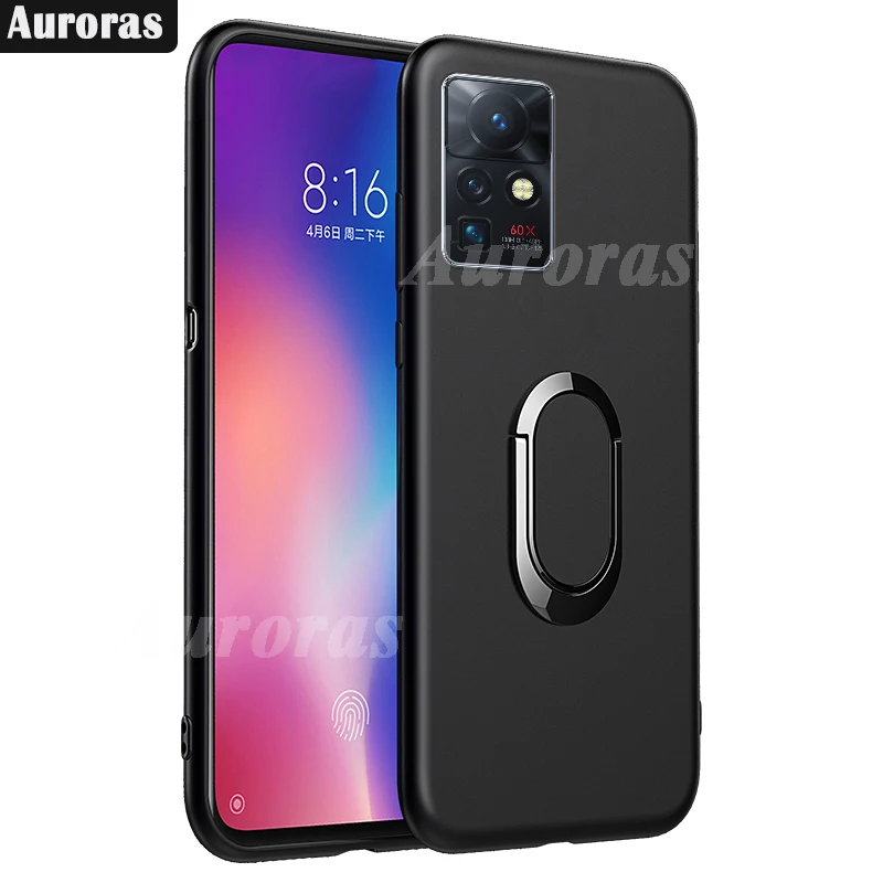 Auroras For Infinix Zero X Pro Case Ultra Thin Back Matte Soft With Magnetic Attraction Ring Cover For Infinix Zero X Neo Case