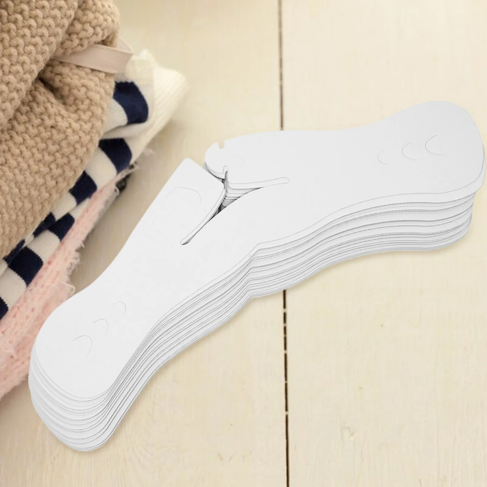 

50pcs Shirt Shoulder Pads Paper Clothing Support Hanger Garment Form Protectors Anti Slip Reusable Wide