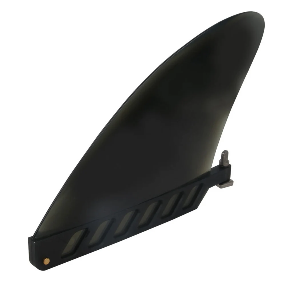 

For Surfing 4.6 Inch Fin 4.6 Inch Surfboard Fin With Adapter Surfing Classic Screw Locking Structure Comfortable Use
