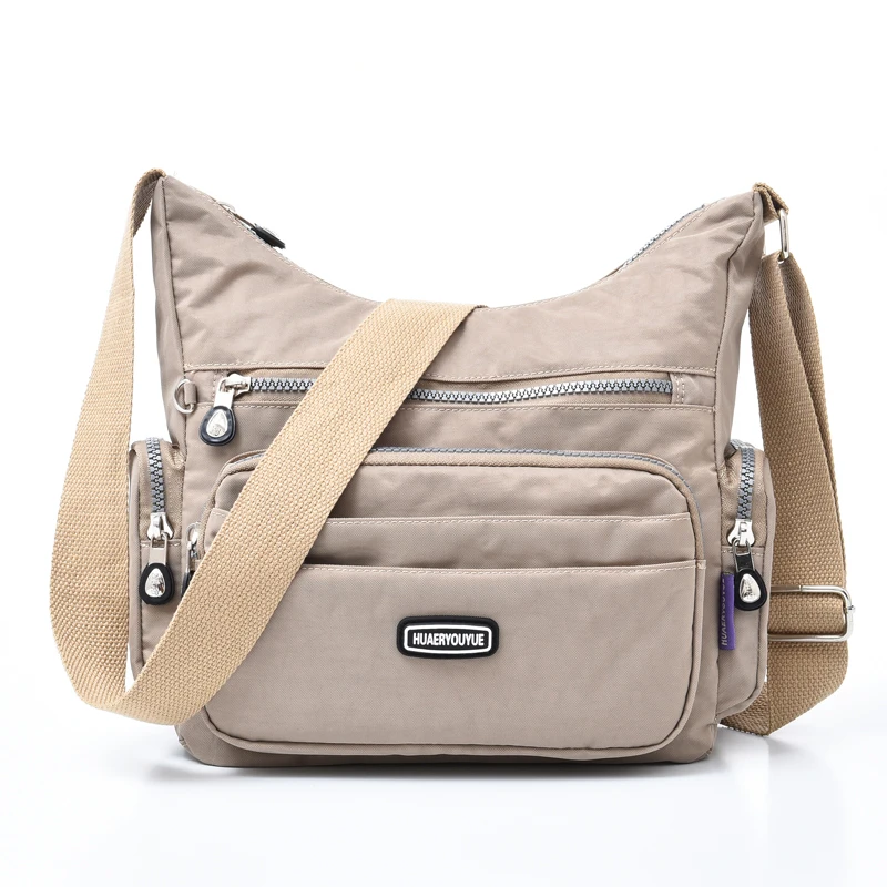 Multi-kieszenie damska torba na ramię damska torba podróżna wysokiej jakości damska torba nylonowa torebka CrossBody torebka Bolsas