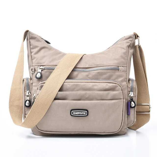 Multi-kieszenie damska torba na ramię damska torba podróżna wysokiej jakości damska torba nylonowa torebka CrossBody torebka Bolsas