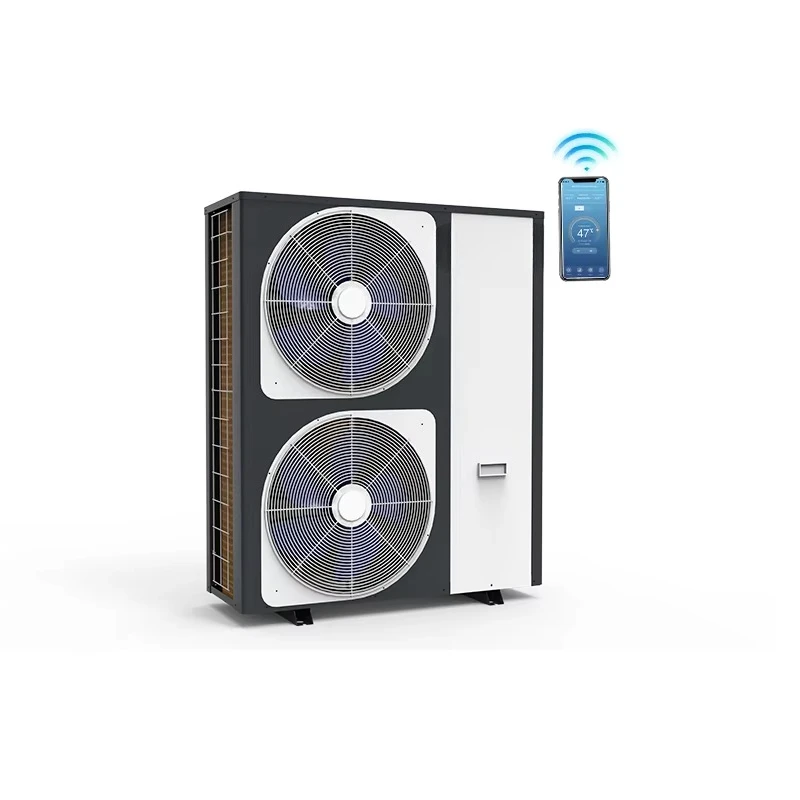 Solar-Powered 9KW-30KW R32 Domestic Full DC Inverter WiFi App Smart Control Monoblock Air to Water Heat Pump