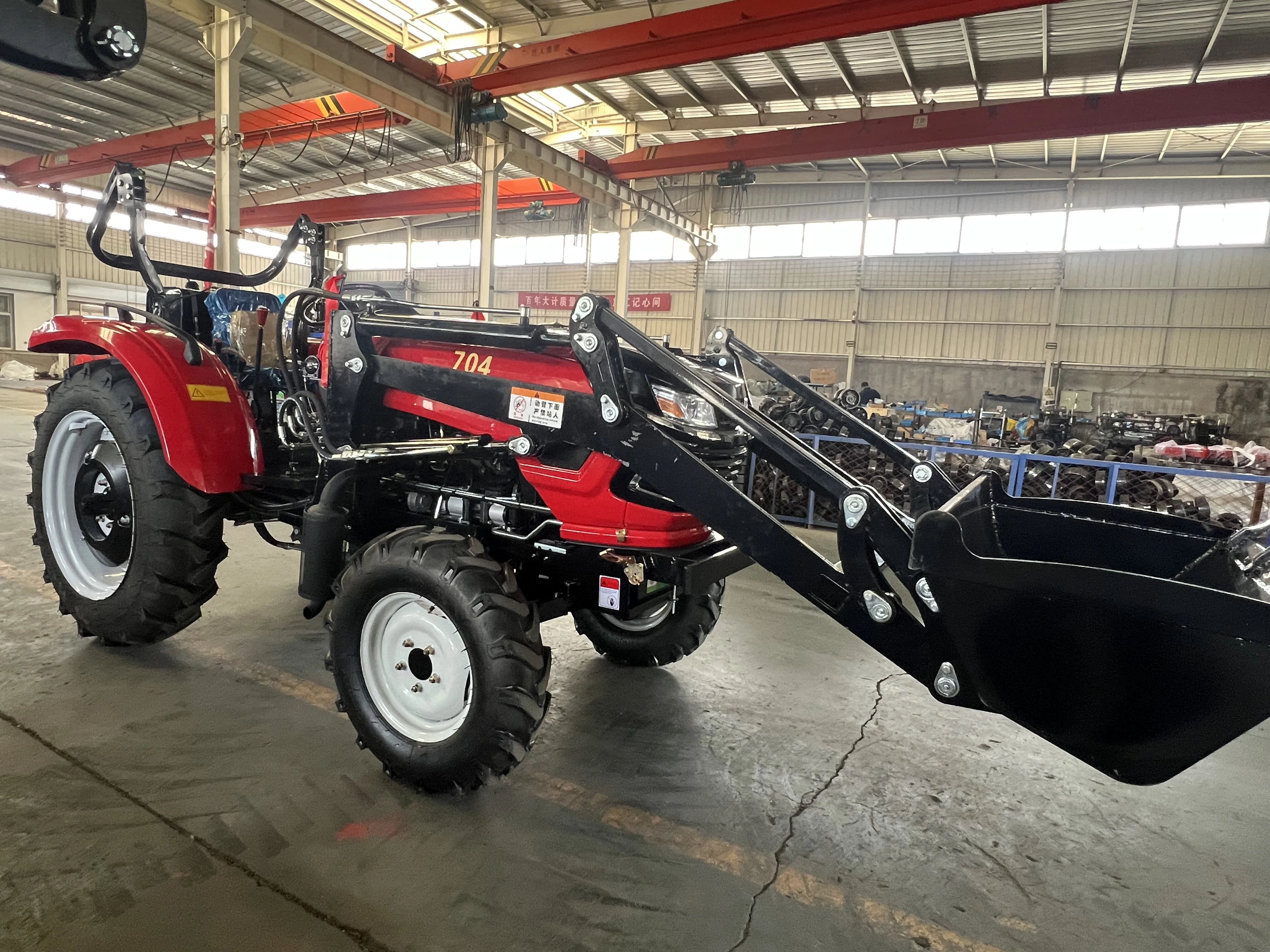 Multifunctional Agricultural Tractor Compatible with Various Implements