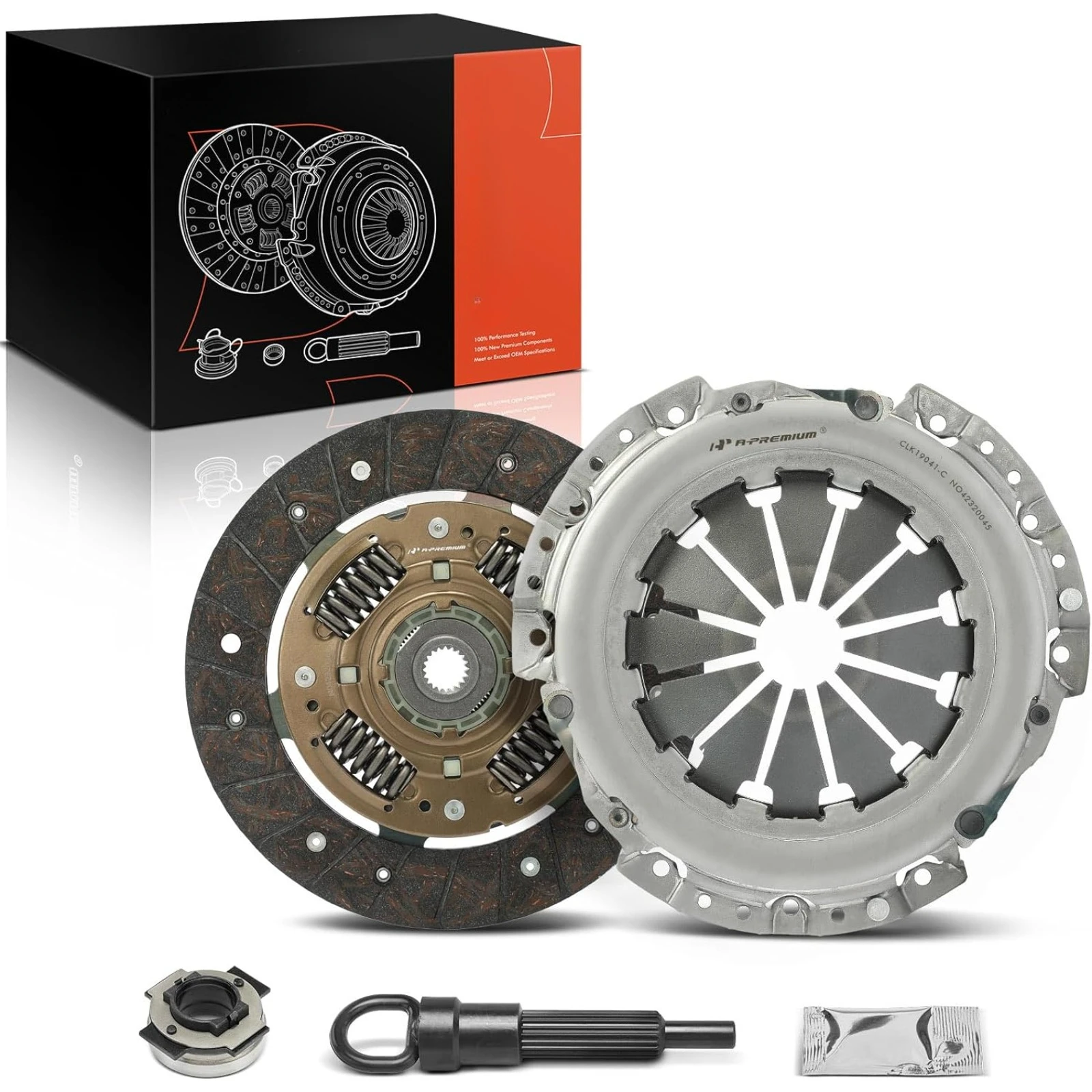 US  Transmission Clutch Kit Set Compatible with Fiat 500 2012 2013 2014 2015 2016 2017 1.4L, Naturally Aspirated SOHC, Replace