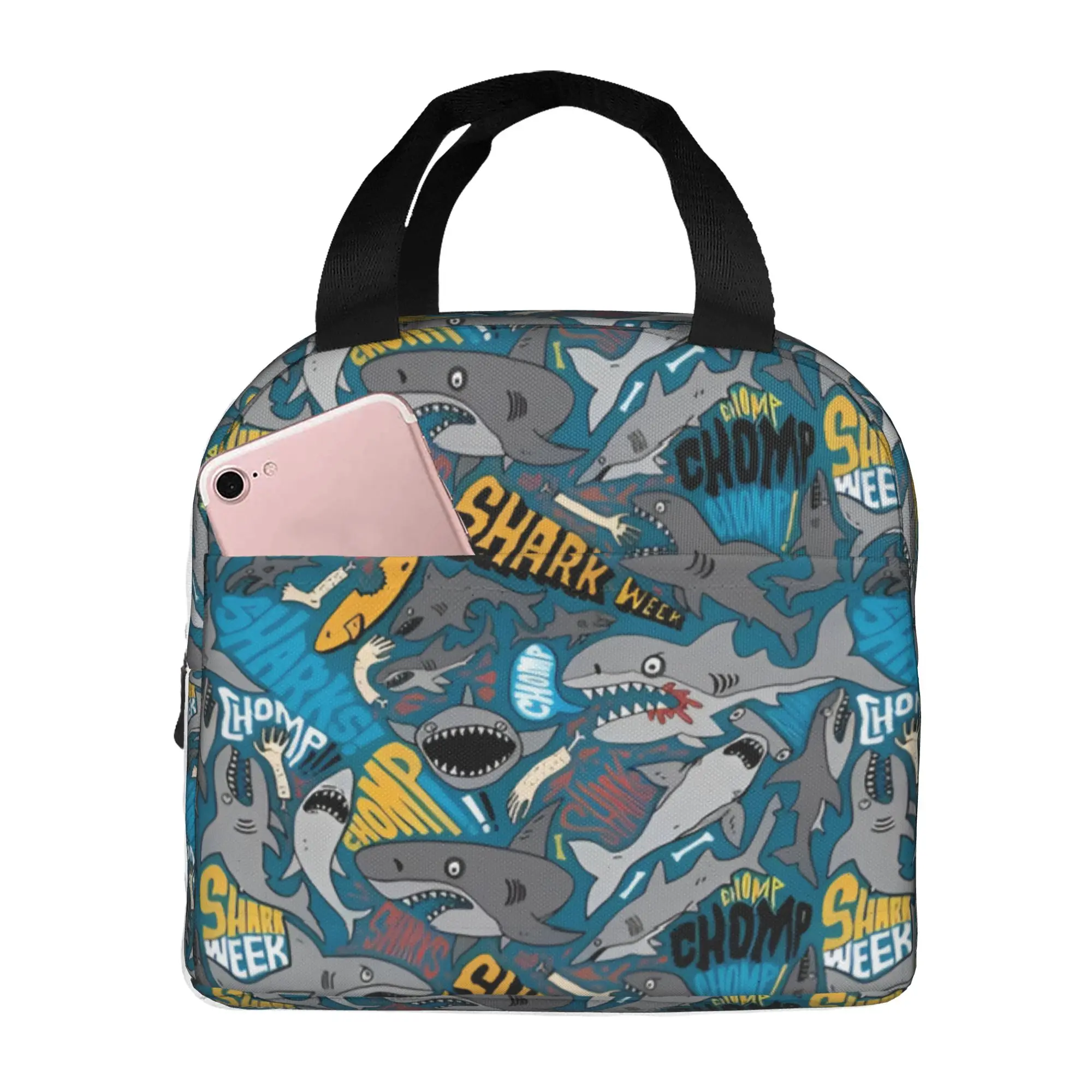 bolsa-termica-isolada-para-almoco-azul-com-desenho-de-tubarao-para-mulheres-a-prova-d'agua-desenho-animado-peixe-feroz-bolsa-termica-para-almoco-escola