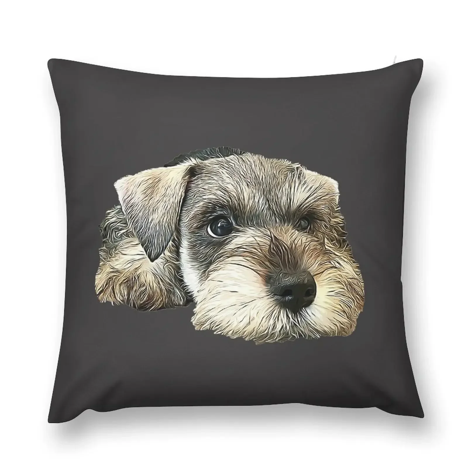 

Mini Schnauzer Cute Puppy Dog Throw Pillow Pillow Cases Decorative christmas decorations for home 2025 bed pillows pillow