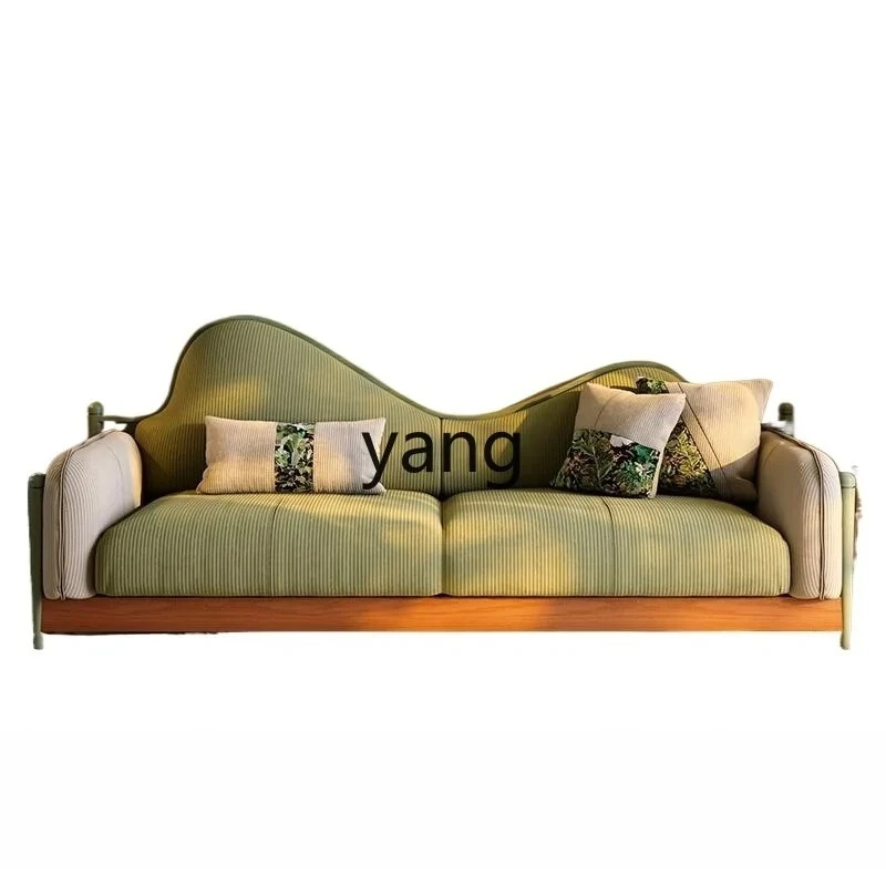

LTT small apartment fabric antique light luxury modern simple living room sofa