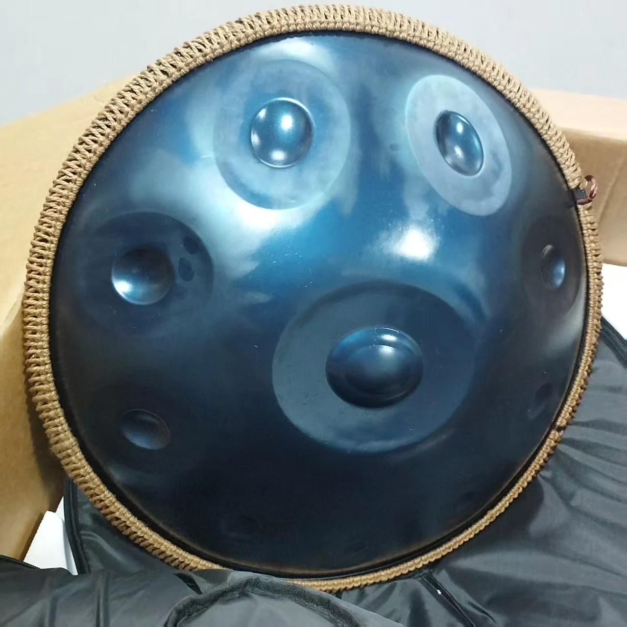 

Luxury Series Double Top 10note Nitrided Steel Handpan Drum Professional