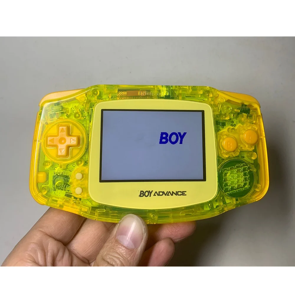 GBA Handheld Gaming Console Highlight IPS Screen Display and A Brand New Controller Housing for Nintendo  GAME BOY ADVANCE/GBA