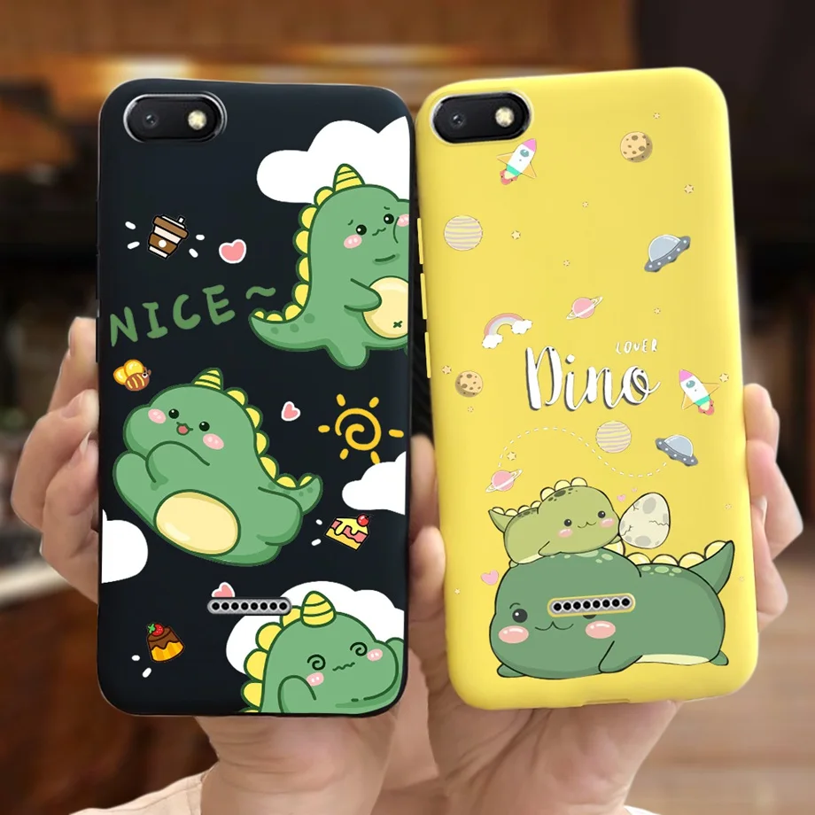 For Xiaomi Redmi 6A Bumper Soft Silicone Space Man Cartoon Phone Cover Case For Xiomi Redmi6A 6 A A6 Redmi6a Funda Capas Coques