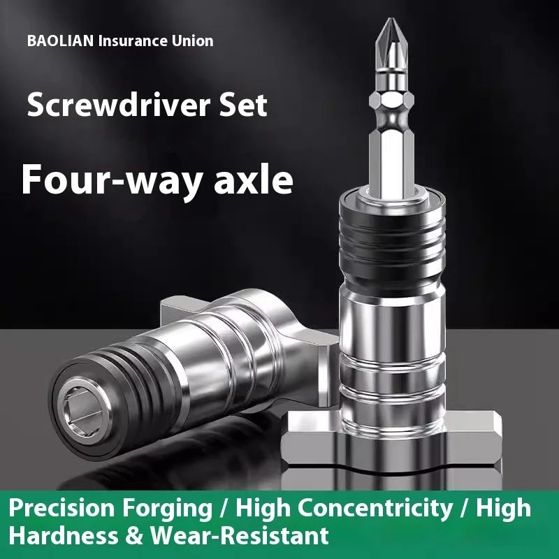 

Electric Wrench Square Shaft 1/4'' Brushless Impact Wrench Hex T-type Shaft Screwdriver Power Drill Dual Use Quick Change Part