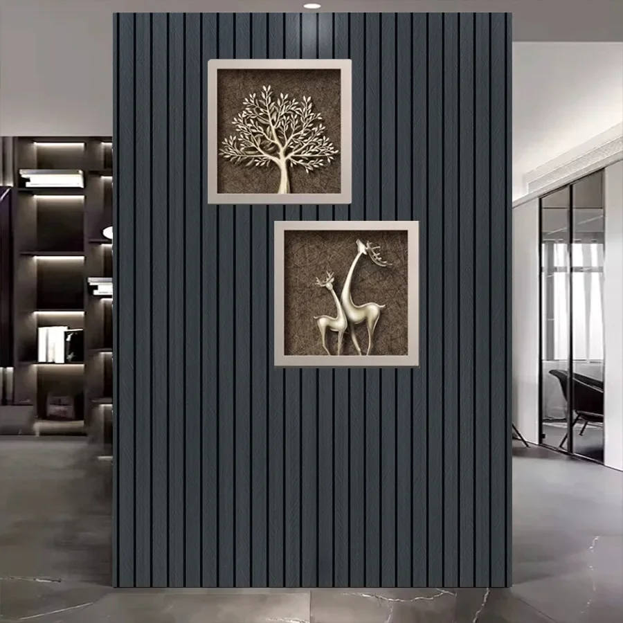 3D Relief Fishbone Pattern Self-adhesive Wallpaper Gray Yellow Home Decoration Building Materials Background Wall PVC Wallpaper